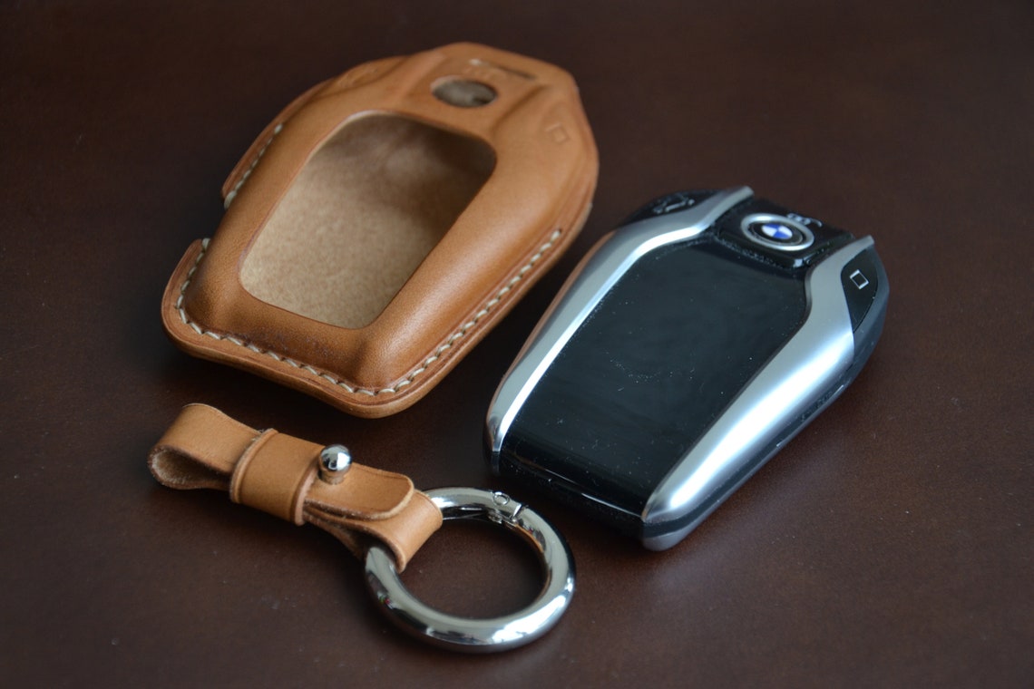 BMW display Key Case Leather Key Fob for 5 series / 7series Etsy