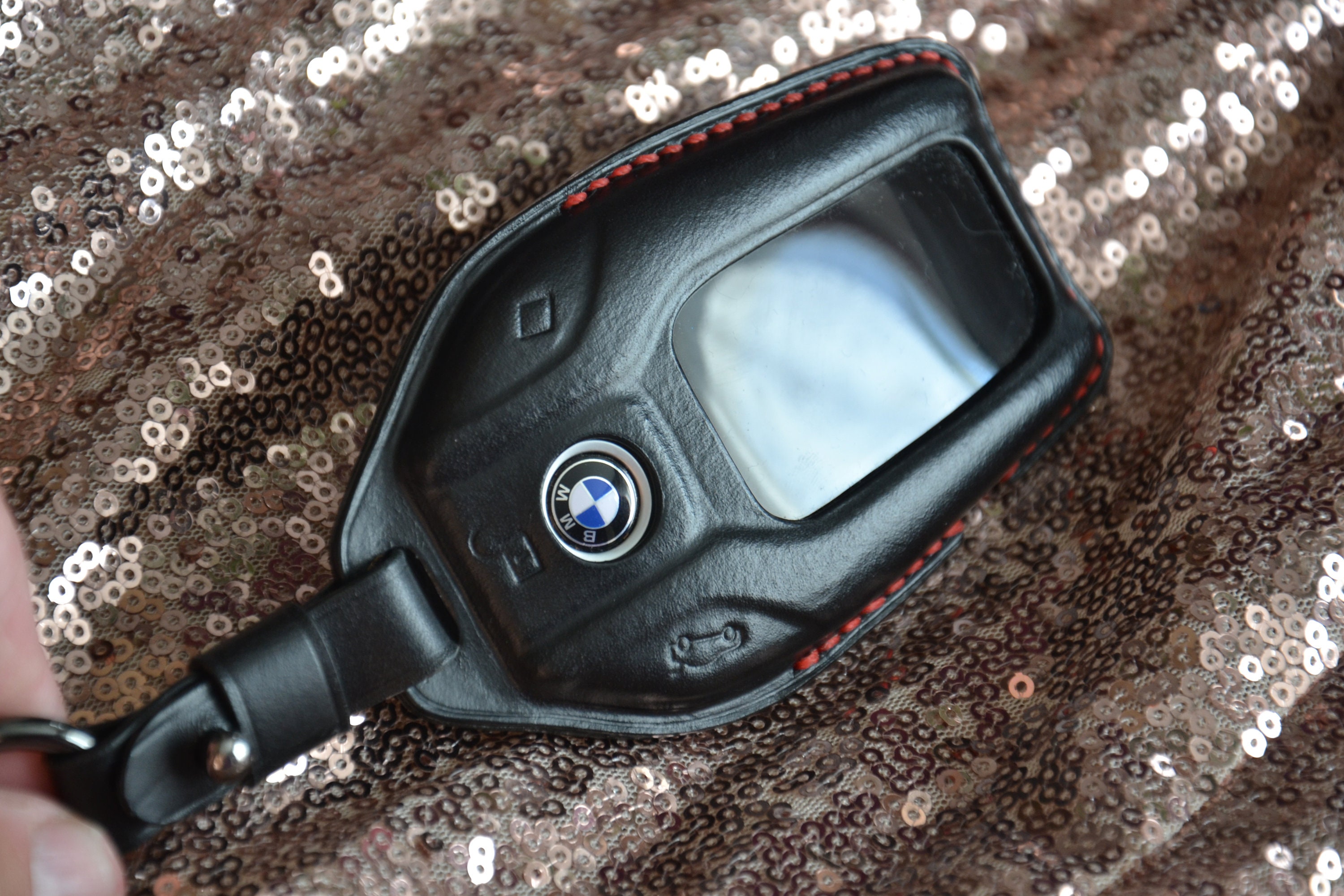 BMW display Key Case Leather Key Fob for 5 series / 7series Etsy