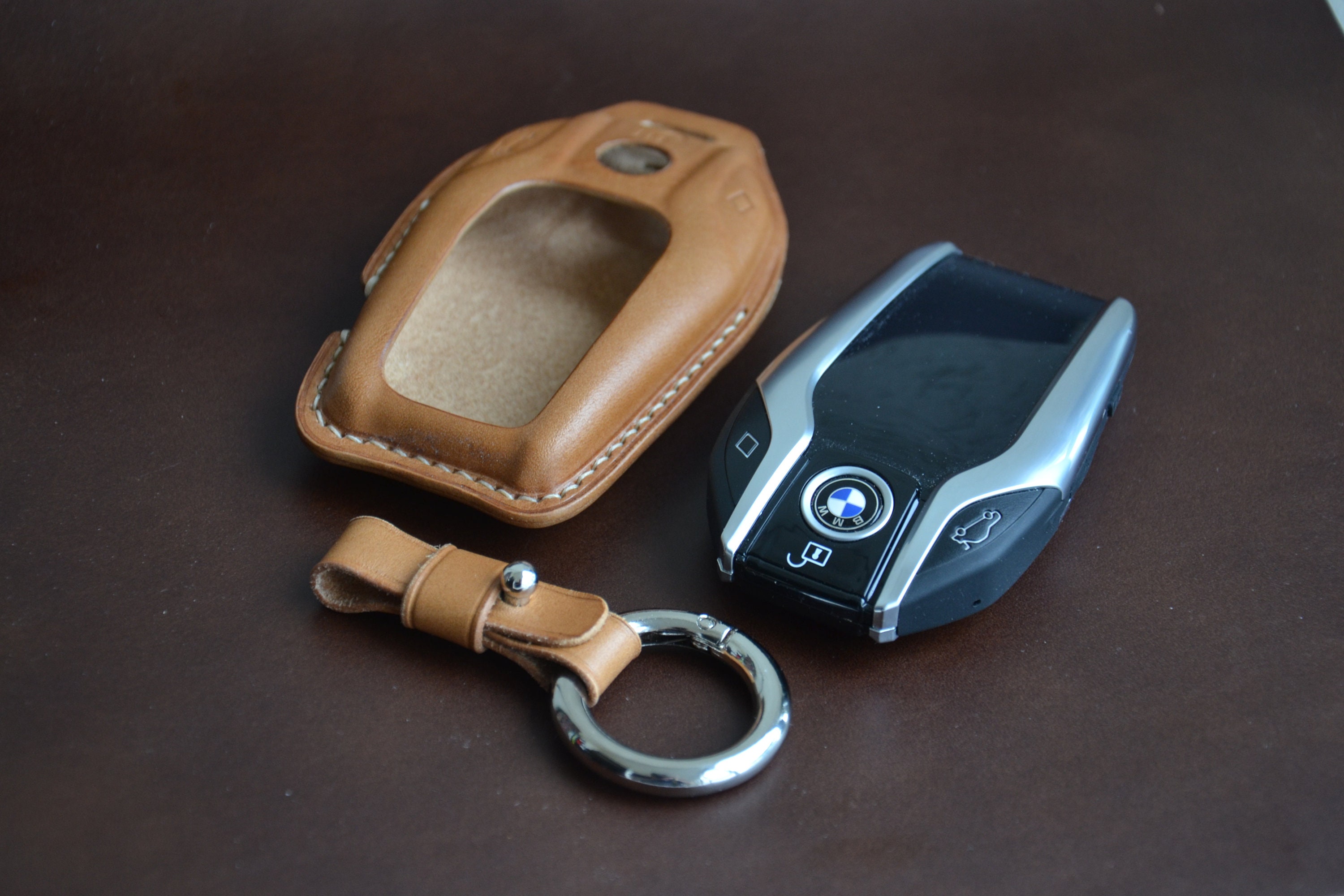 BMW display Key Case Leather Key Fob for 5 series / 7series Etsy