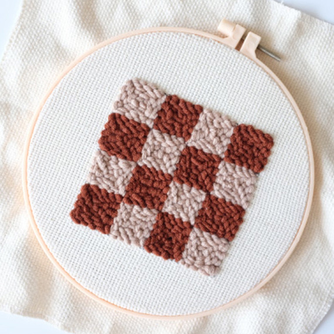 DIY Tufting Coaster Kit Coaster Punch Needle Kit Handmade Etsy