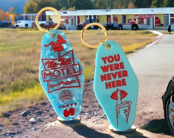 No Tell Motel Retro Motel Keychain