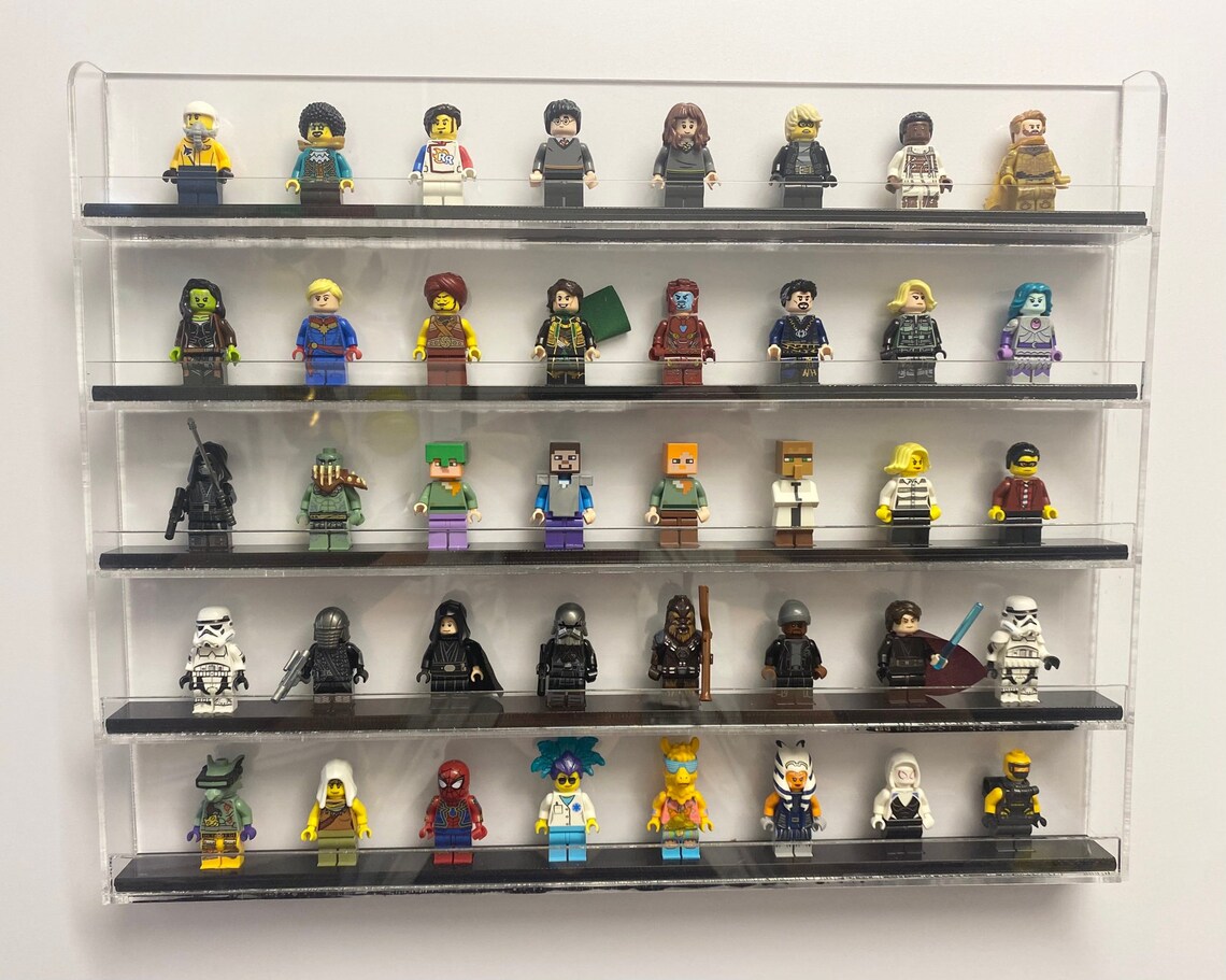 Short Figure Display Mini Figure Display Stand in Clear or Black Various Sizes - Etsy UK