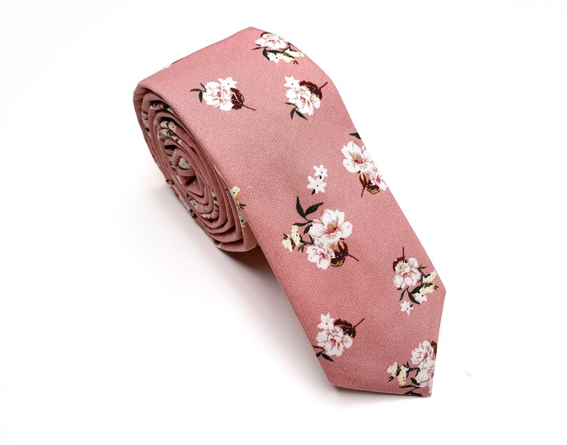 dusty pink necktie