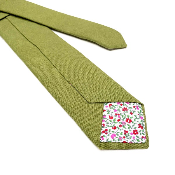 Cravate vert citron vert , Cravate en lin , Pocket Square , Cravate nuptiale davids , Pocket Square , Noeud papillon , Noeud papillon pour enfants