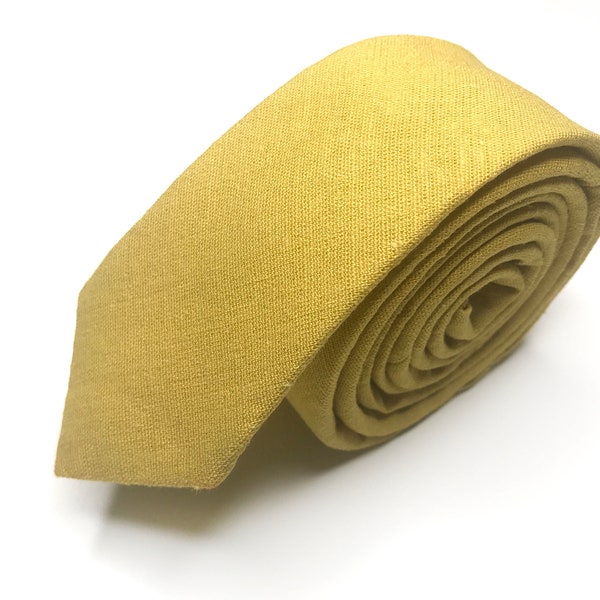 Mustard Tie Etsy