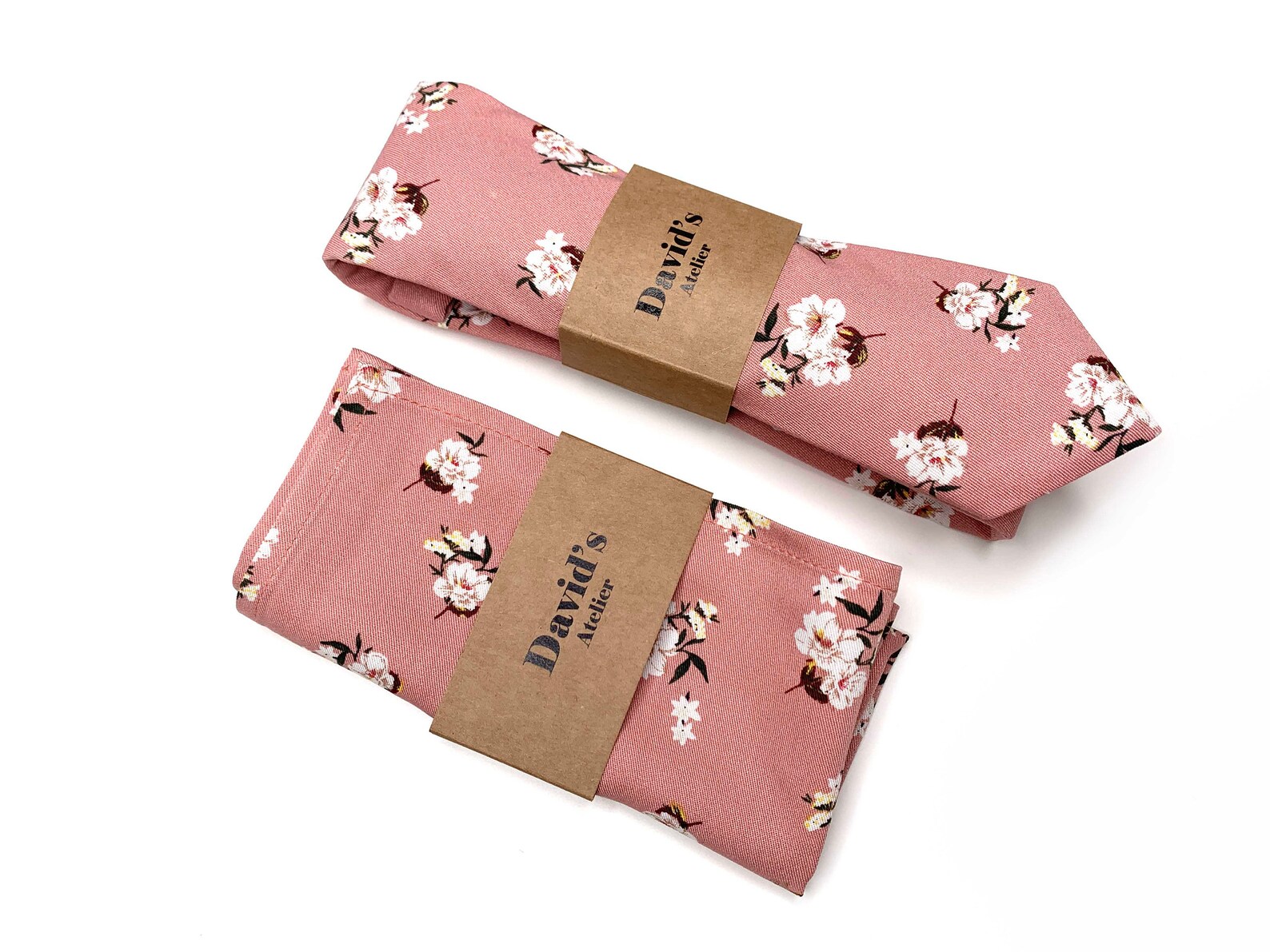 dusty pink necktie