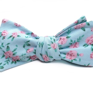 MIST Floral Bow Tie , BALLET floral Necktie , Bow tie , Suspenders , Pocket Square
