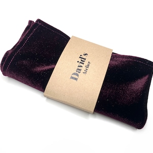 PLUM Velvet Pocket Square , Purple Velvet Ties , Bow tie , Suspenders, Necktie 2.35  3 inches 3.26, Wedding Velvet Ties