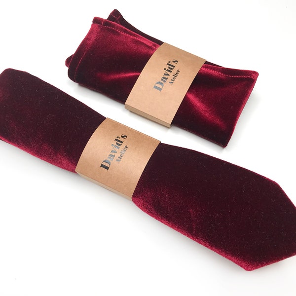 burgundy wine tie