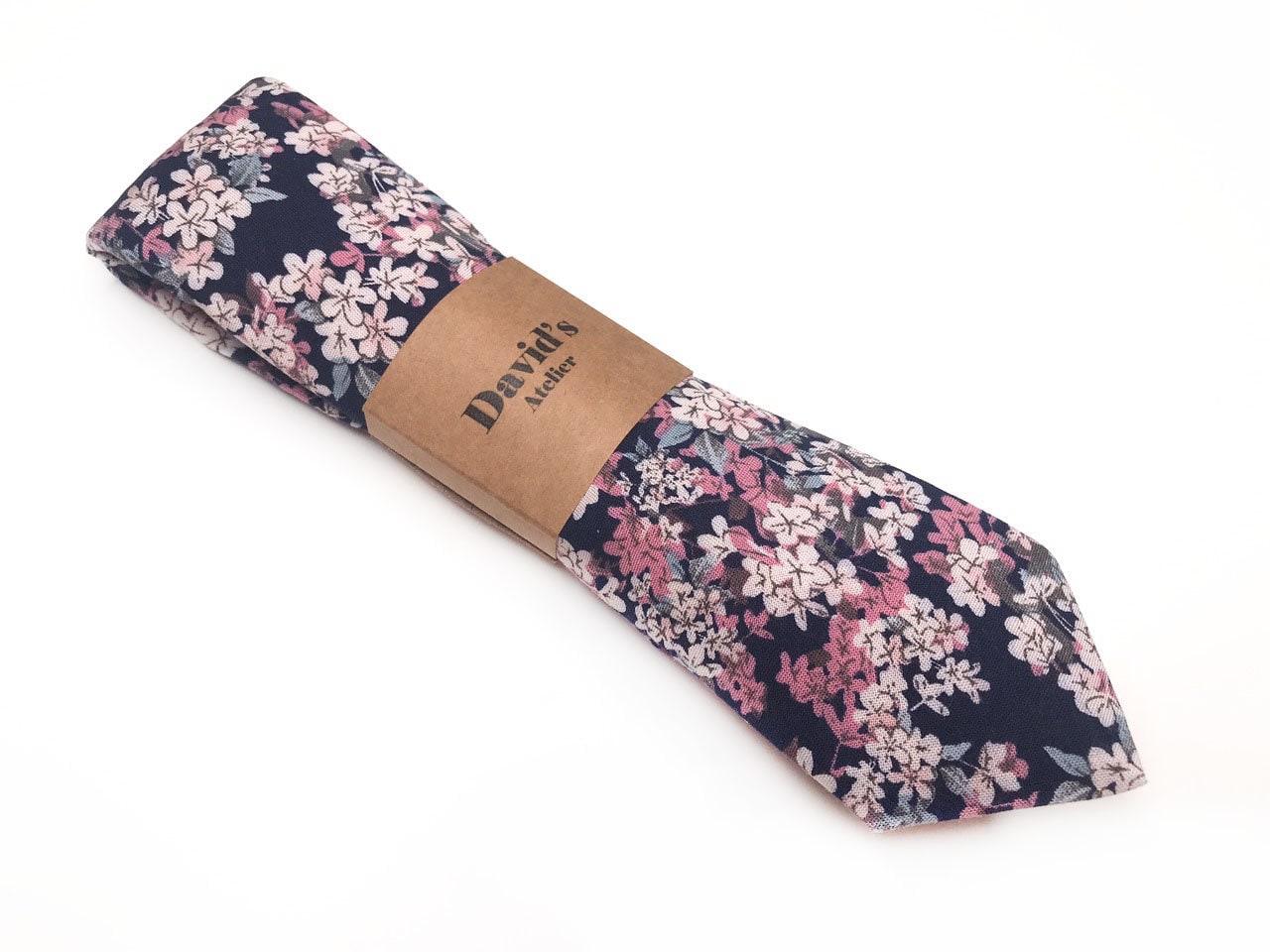 MENS THIN TIE FRIEND IN FLORA main image 1