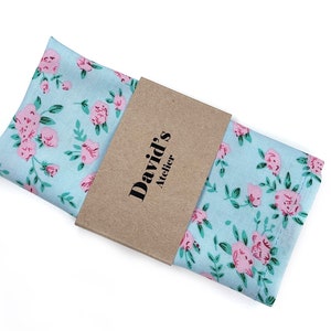 MIST Floral Pocket Square , BALLET floral Necktie , Bow tie , Suspenders