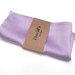 IRIS wedding Pocket Square, Lavender Solid Necktie  , Bow tie , Kids Bow tie , Suspenders
