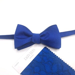 HORIZON wedding Bow Tie , Mcobalt Solid Necktie , Pocket Square , Bow tie , Kids Bow tie , Suspenders