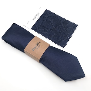 MIDNIGHT wedding Tie , Navy Solid Necktie , Pocket Square , Bow tie , Kids Bow tie , Suspenders