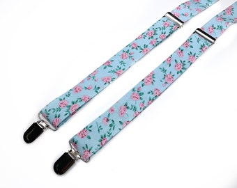 MIST Floral Suspenders , BALLET floral Necktie , Bow tie , Pocket Square