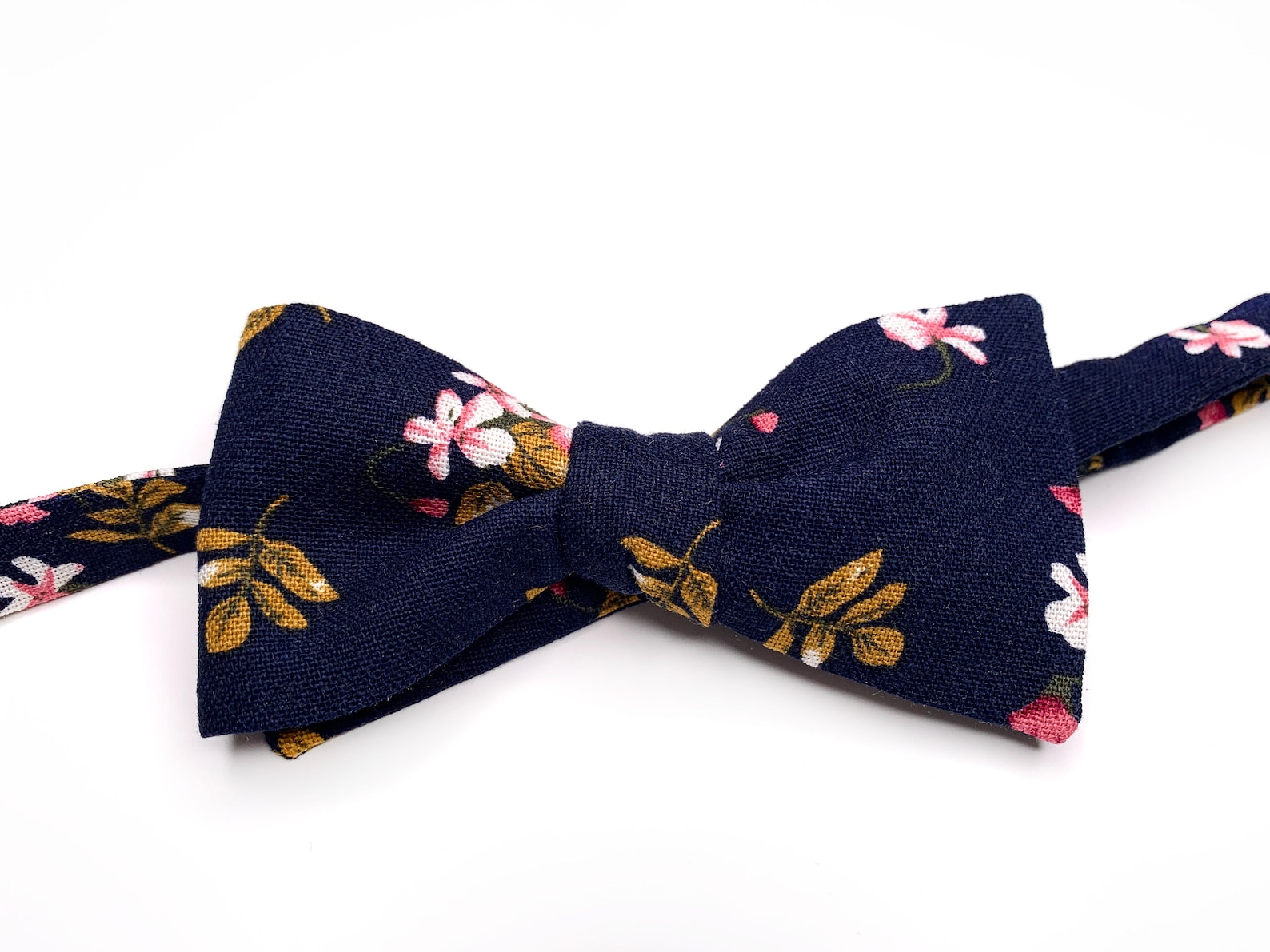 Dark Navy Floral Suspenders Dark Blue Mens Necktie Bow Tie Etsy