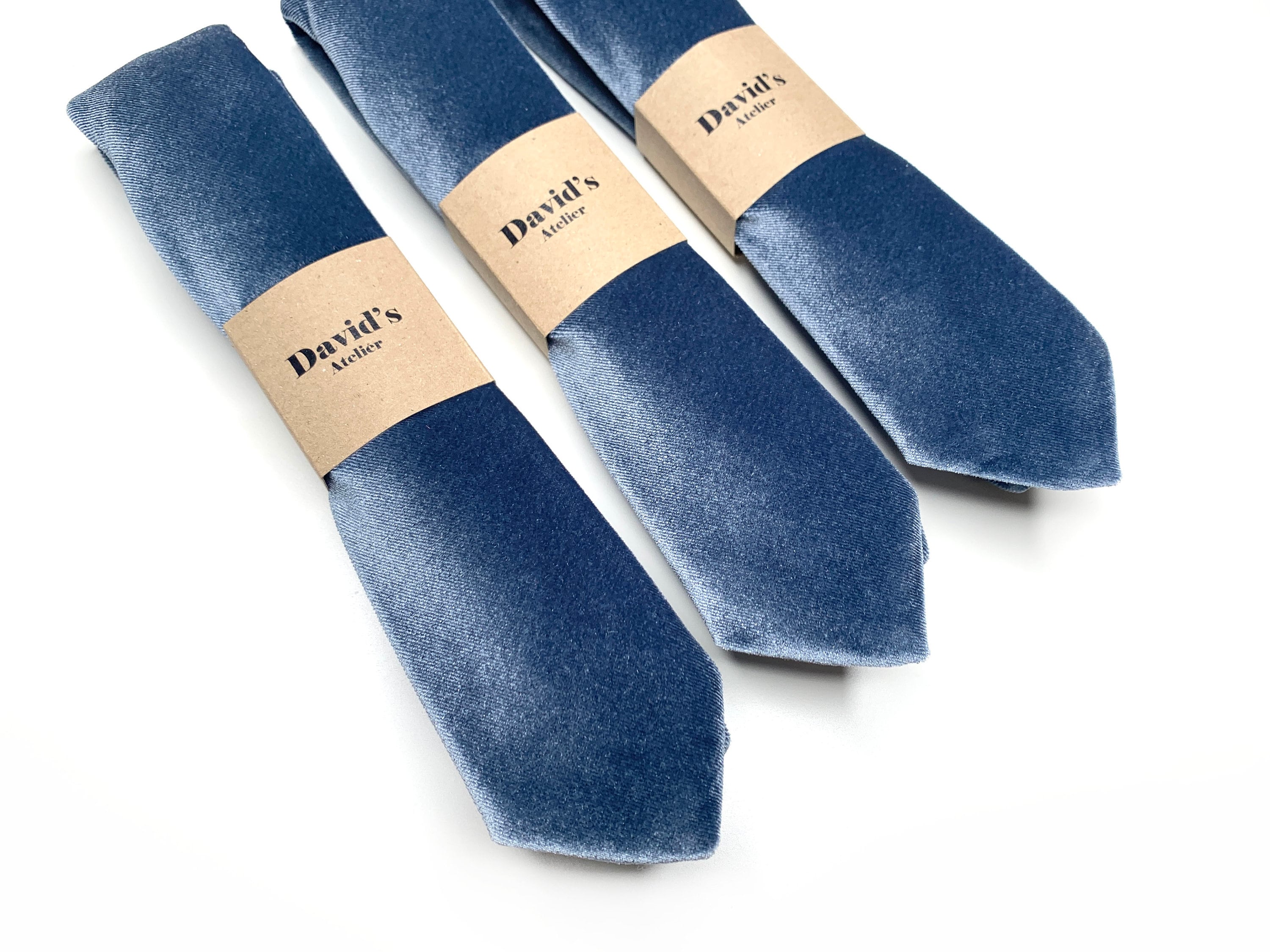 dusty blue necktie