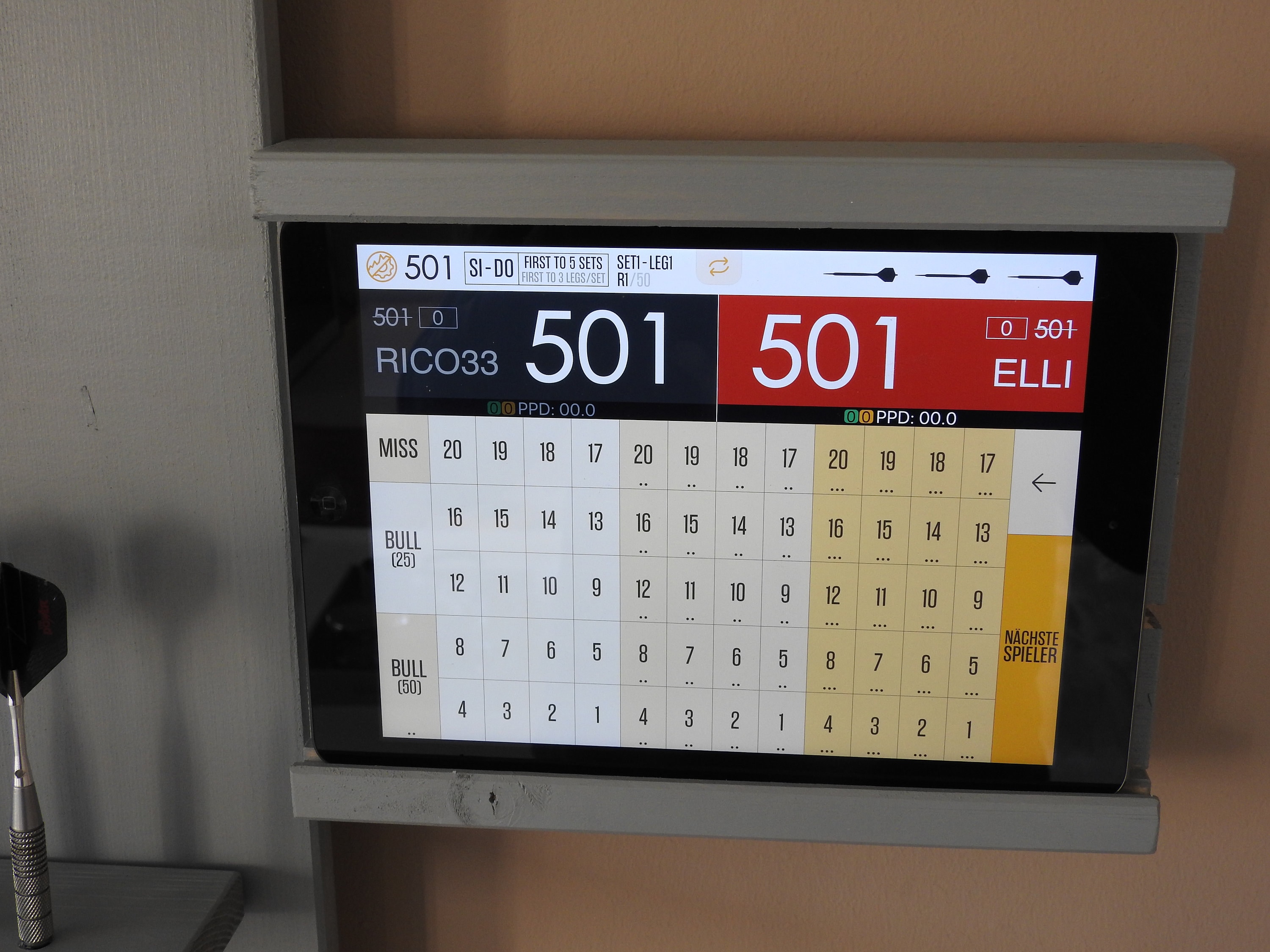 Zbozzba Dart Surround - Auffangring Für Dartscheibe Zum Wandschutz Schwarz