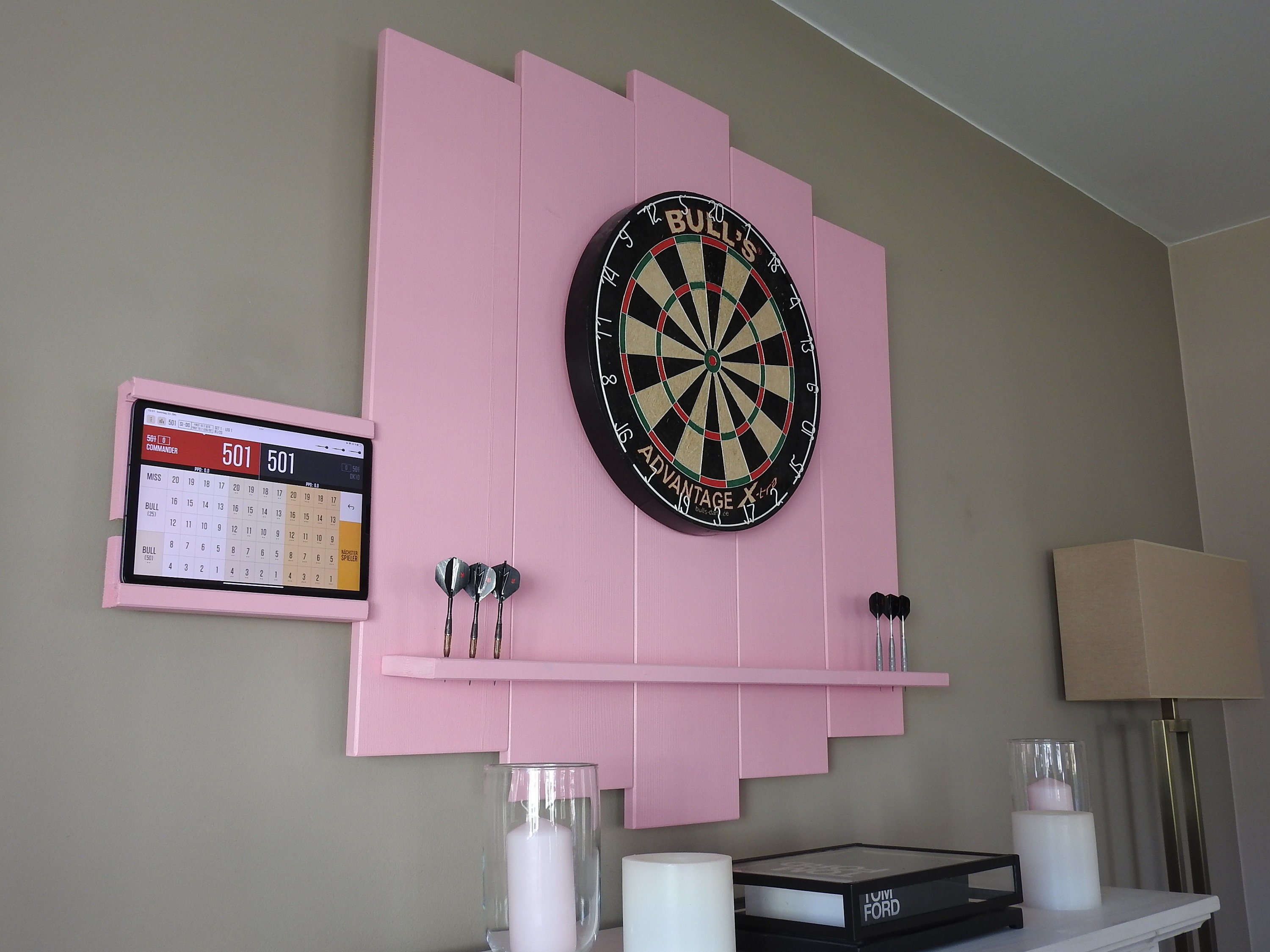WOODEN Dartboard Surround PREMIUM Dart WandschutzCatchringBackboard