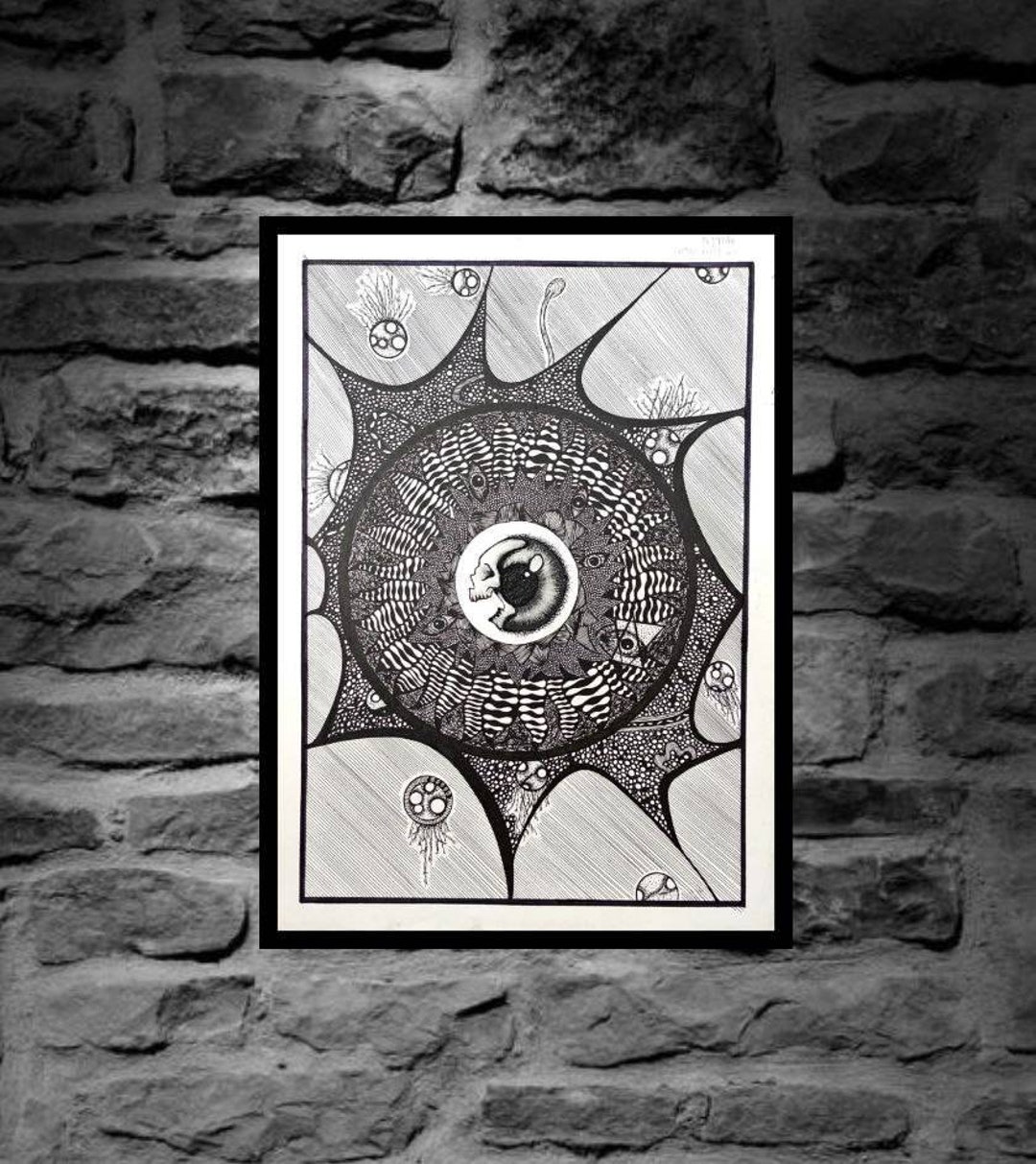 SCP-173 the Sculpture by Daniel Grissom Hand Drawn SCP Fan -  Denmark