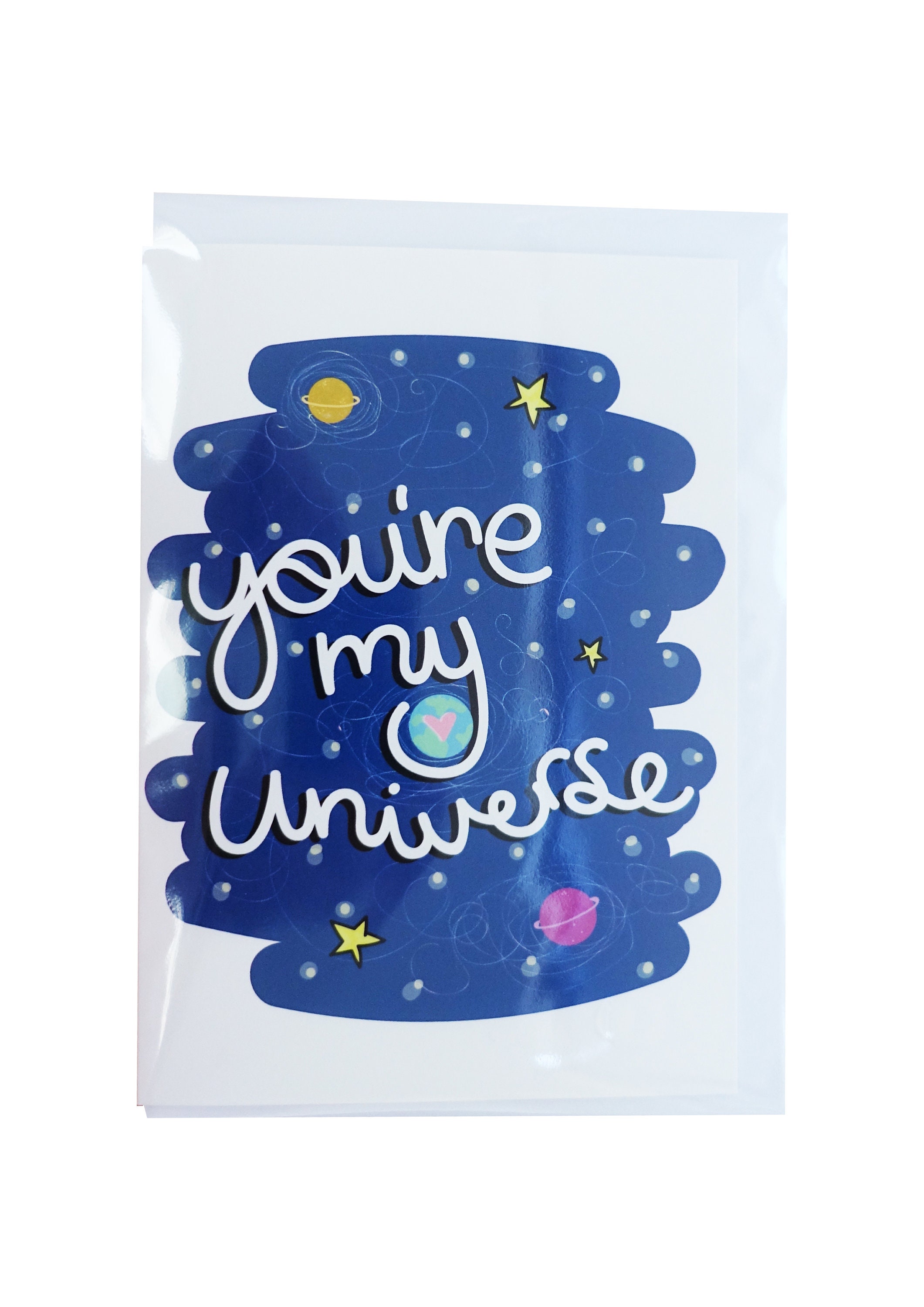 You're My Universe Greeting Card Etsy