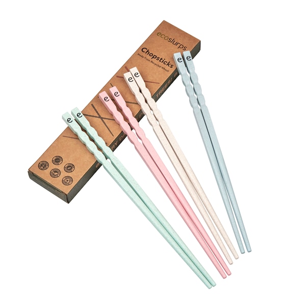 EcoSlurps Reusable Chopsticks - Eco-friendly chopstick set - travel cutlery birthday letterbox gift