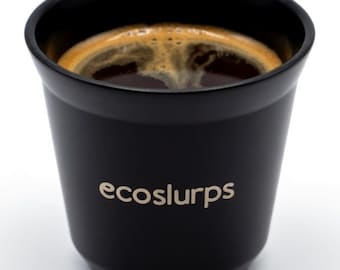 Double Wall Insulated Espresso Cups - Recycled Steel Coffee Mug