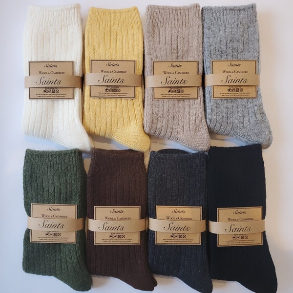 10 Farben erhältlich * Warme Kaschmir Wollsocken, hohe Qualität, Wintersocken, Geschenk für Frauen [10 Farben erhältlich]