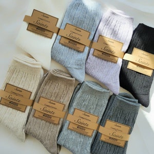 Basic Twist Cotton Women&#39;s Socks [8 colours available]