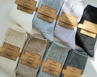 Basic Twist Cotton Women's Socks [8 colours available]