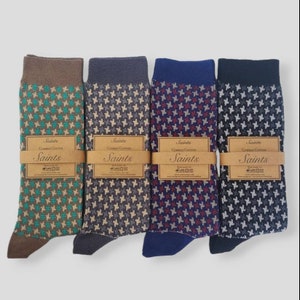 Men's Luxury Jacquard Socks, High Quality, Gift for men [4 colours available]