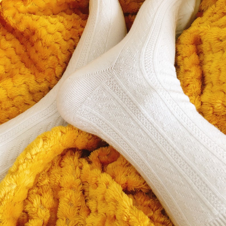 Basic Twist Cotton Women's Socks 8 Colours Available Etsy UK