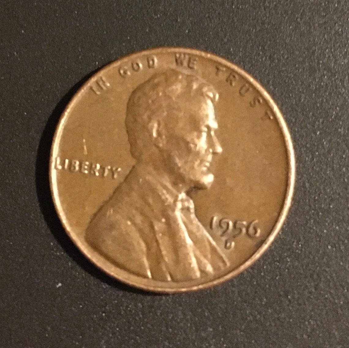 Very Rare 1956 D Wheat Penny Error Etsy