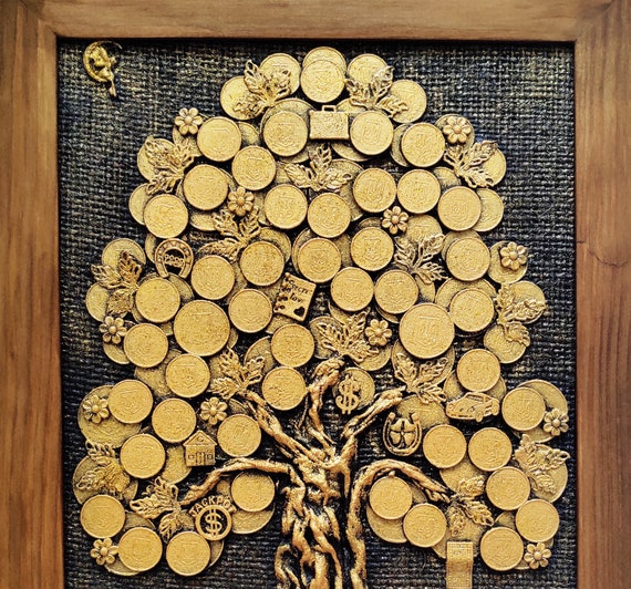 Cuadro decorativo árbol del dinero Cuadro decorativo árbol del dinero