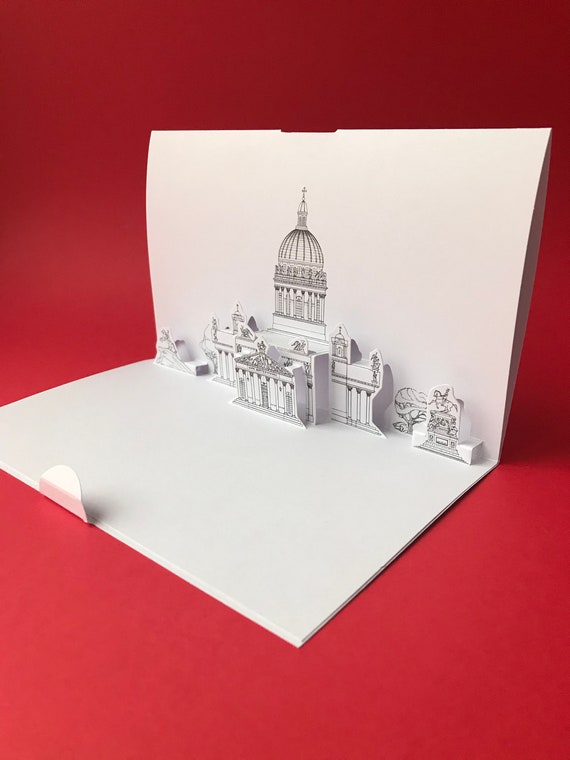 Cartes 3d Cartes Postales Carte Pop Up Souvenir Russe Etsy