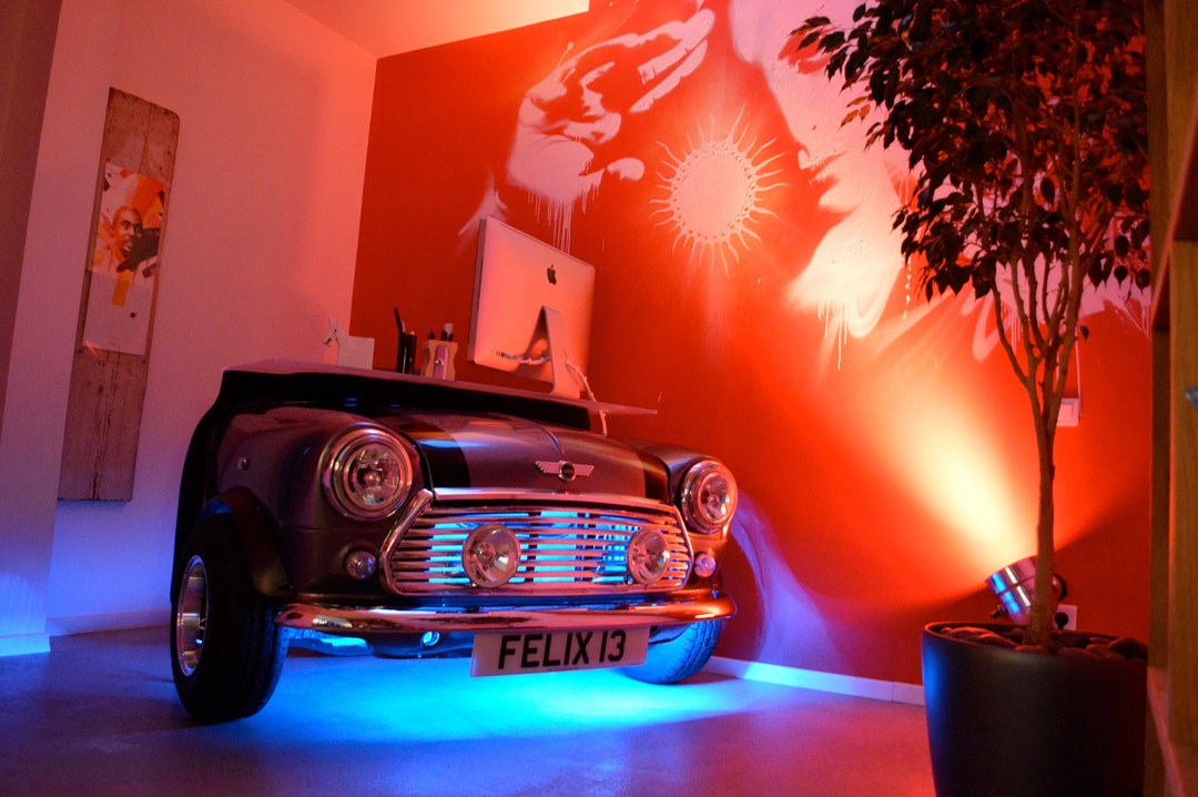 Mini Cooper Office Desk Car Furniture Desk Made From Mini Cooper