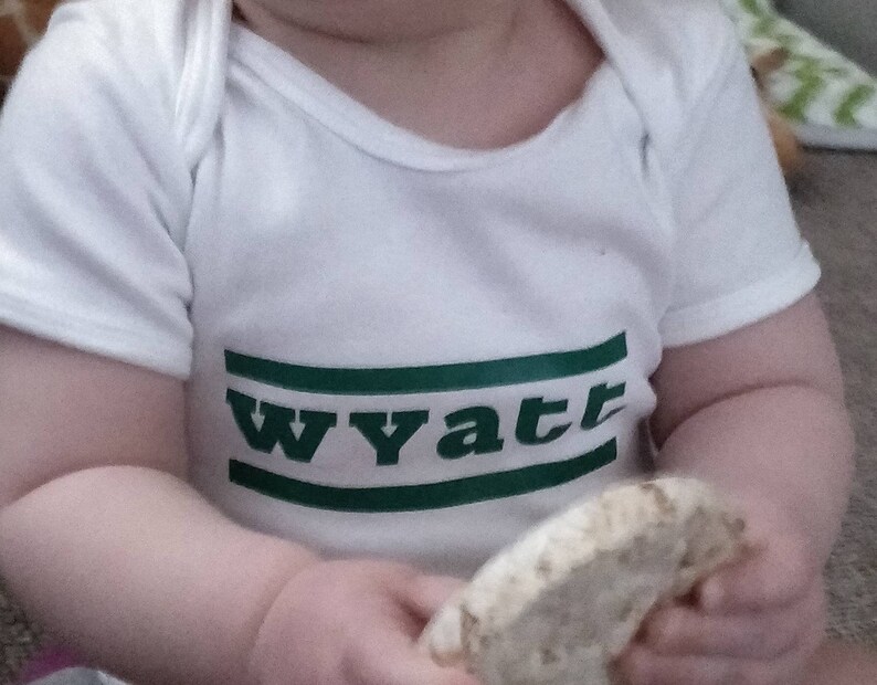 Personalised baby vest Baby grow with name