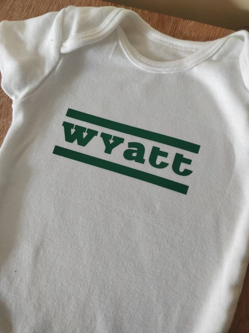 Personalised baby vest Baby grow with name