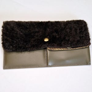 pochette portefeuille en cuir,pochette porte cartes en cuir,
