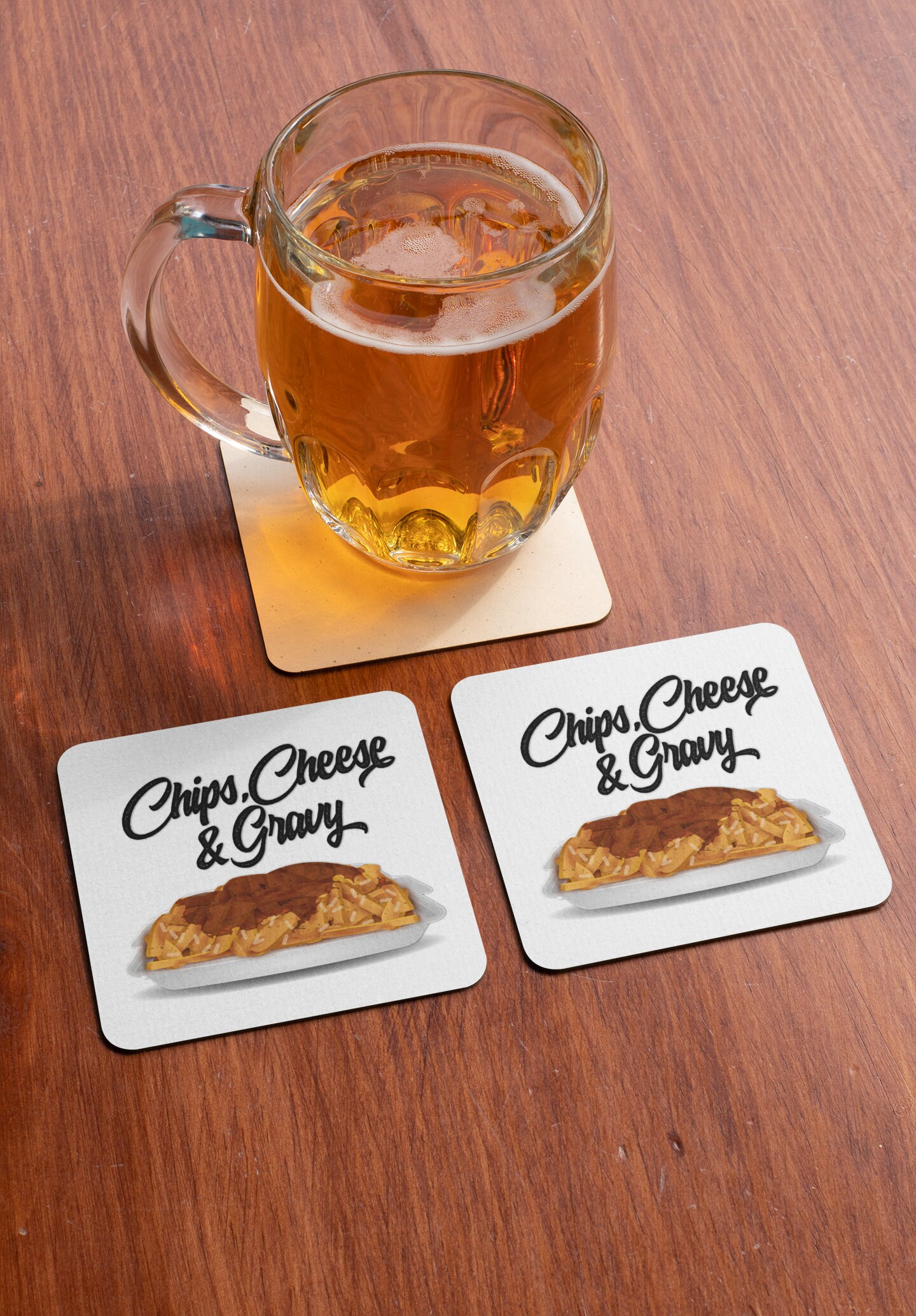 Chips Cheese & Gravy Placemats Coasters and Aprons Etsy UK