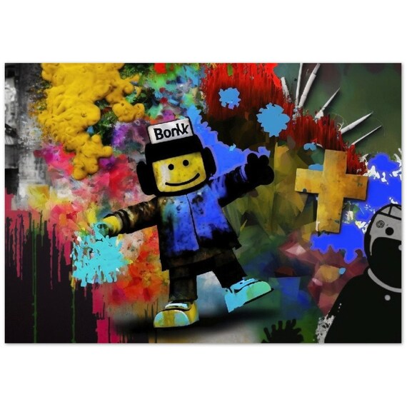 Roblox Noob | Art Print