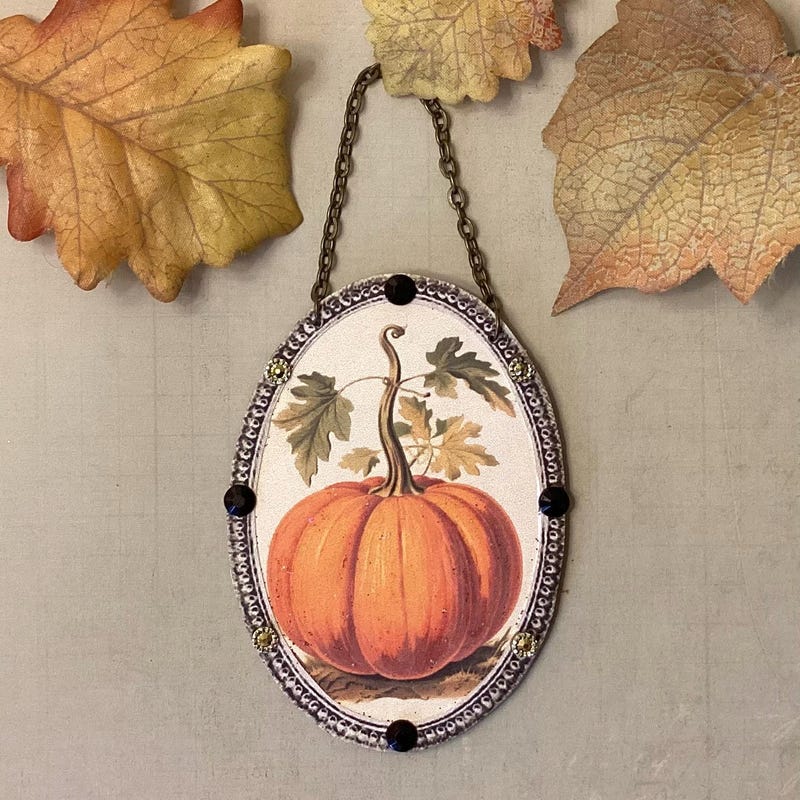 Pumpkin Ornament - Etsy