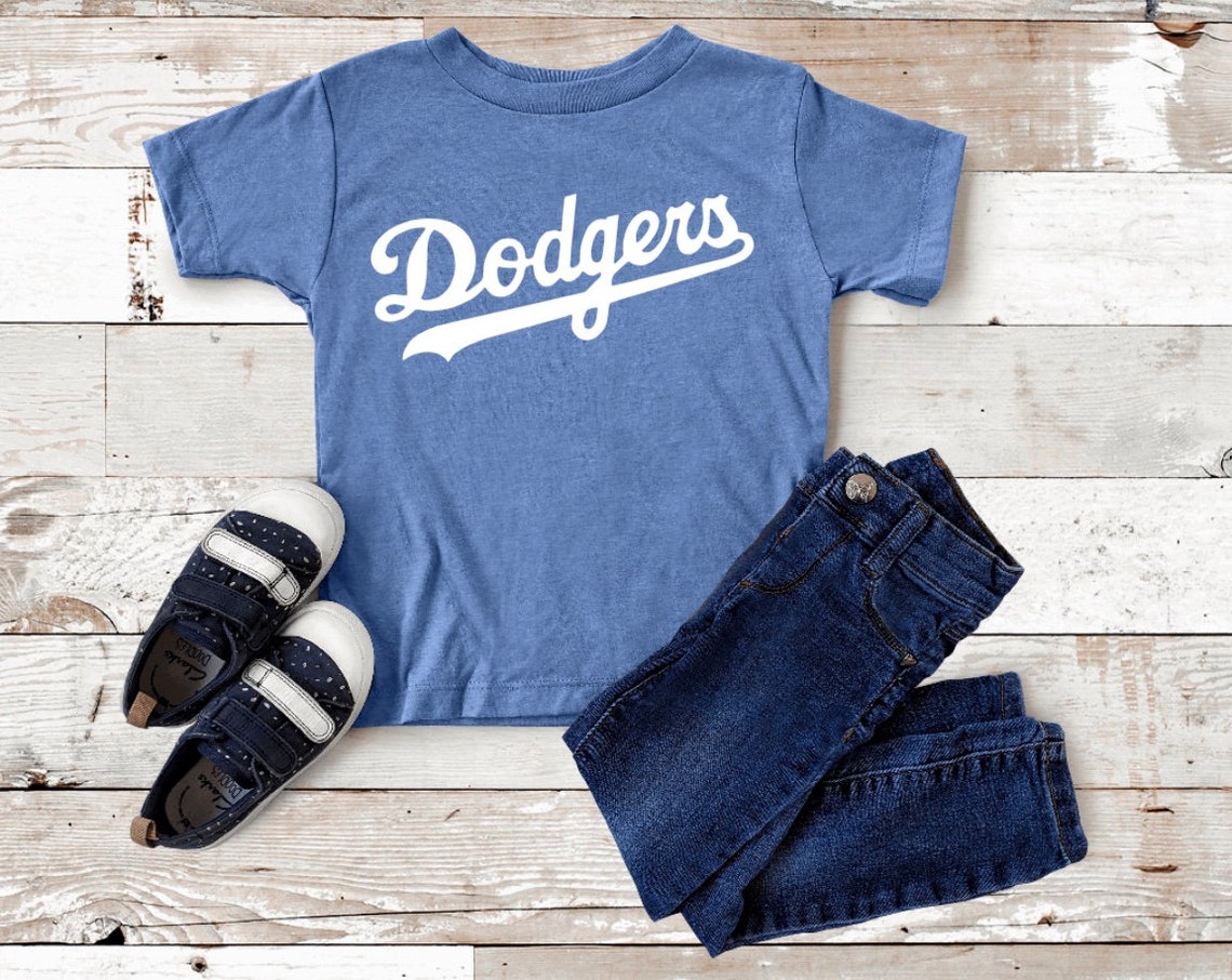 Kid's Dodger Shirt Toddler Dodgers Shirt Youth LA Etsy