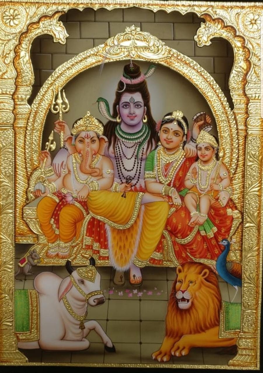 Mahadev family wallpaper in 2023 | Shiva lord wallpapers, Lord shiva family,  Lord shiva pics