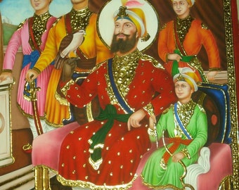 Guru Gobind Singh Ji F Traditional Tanjore Painting With Frame - Etsy Australia Guru Gobind Singh Ji F Traditional Tanjore Painting With Frame - Etsy Australia