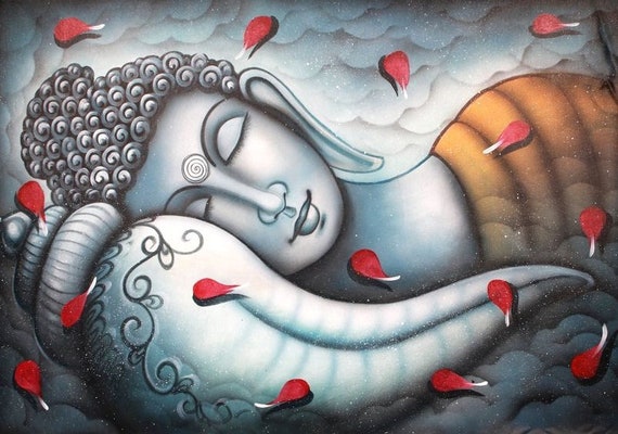 Canvas Buddha Home Décor Posters & Prints for sale