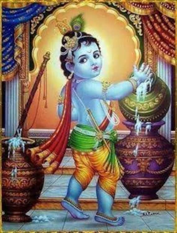 Buy Krishna Bal Gopal D Tanjore Painting With Frame Online in India - Etsy Buy Krishna Bal Gopal D Tanjore Painting With Frame Online in India - Etsy