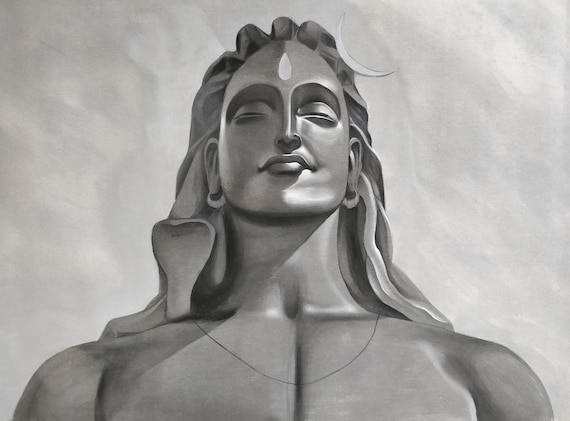 Mahadev Drawing | Step By Step | Shiva Drawing | How to draw mahadev | Lord  Shiva Drawing | Sketch - YouTube