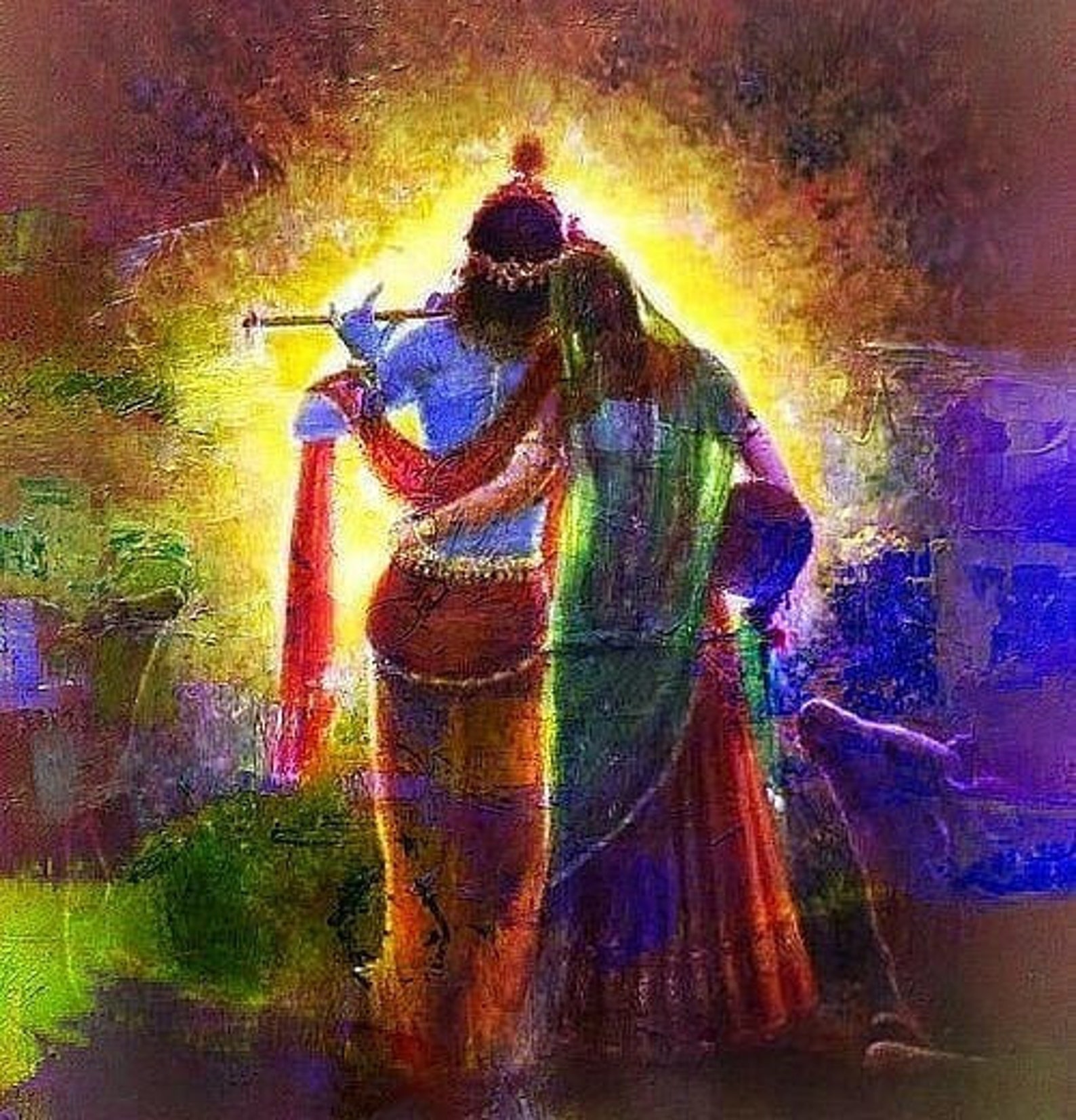 holi krishna story