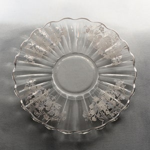 Vintage Silver Overlay 13-1/4&quot; Serving Plate